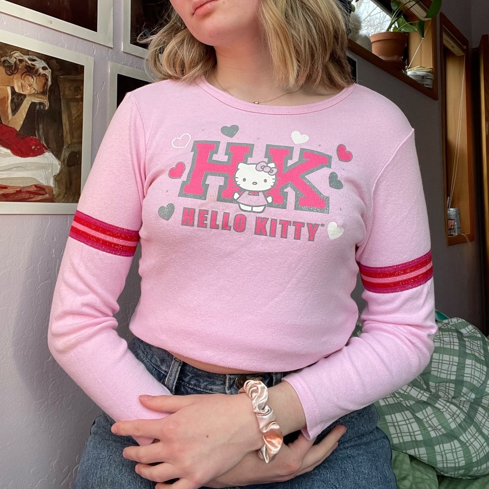 Vintage Y2K Hello Kitty Sanrio Pastel Top XS/S